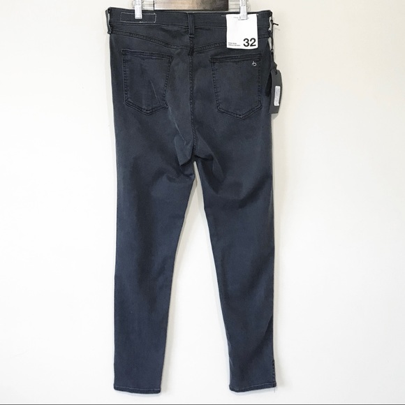 SOLD rag & bone High Rise Split Ankle Skinny Jeans - Picture 3 of 8